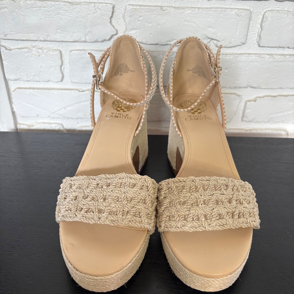 Vince Camuto Heeled‎ Espadrille Platform Strappy Sandal Women's Size 10 - Picture 4 of 7